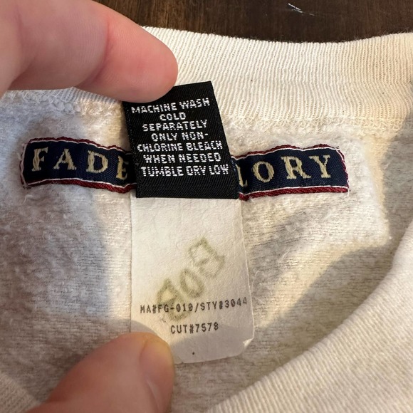 Vintage Faded Glory made in USA 100% cotton moose graphic sweatshirt size XL - Picture 4 of 11